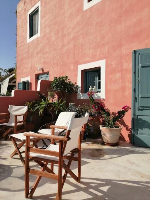 Вилла Casa Dei Melograni At Vourlidia Leros Vromolithos Экстерьер фото
