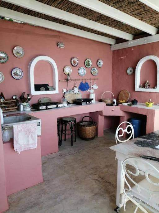Вилла Casa Dei Melograni At Vourlidia Leros Vromolithos Экстерьер фото